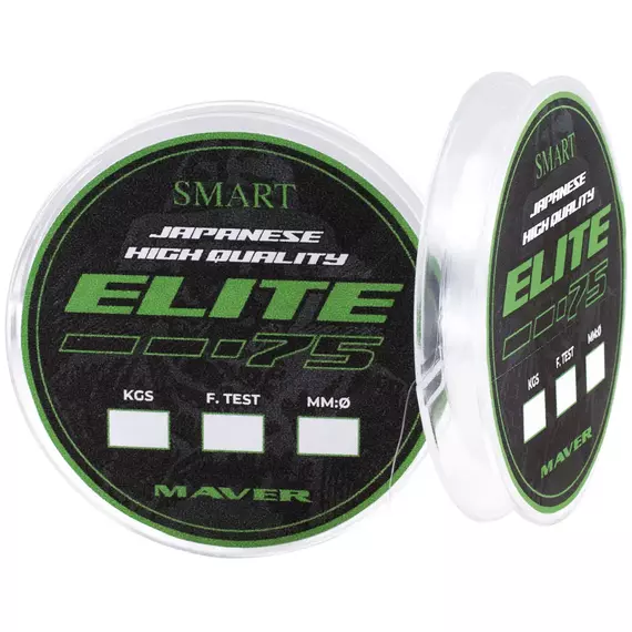 Волосінь Smart Monofilo Elite 75m (clear) 0.185mm 8lb/3.97kg, Диаметр: 0.185mm, Размотка: 75m, фото 